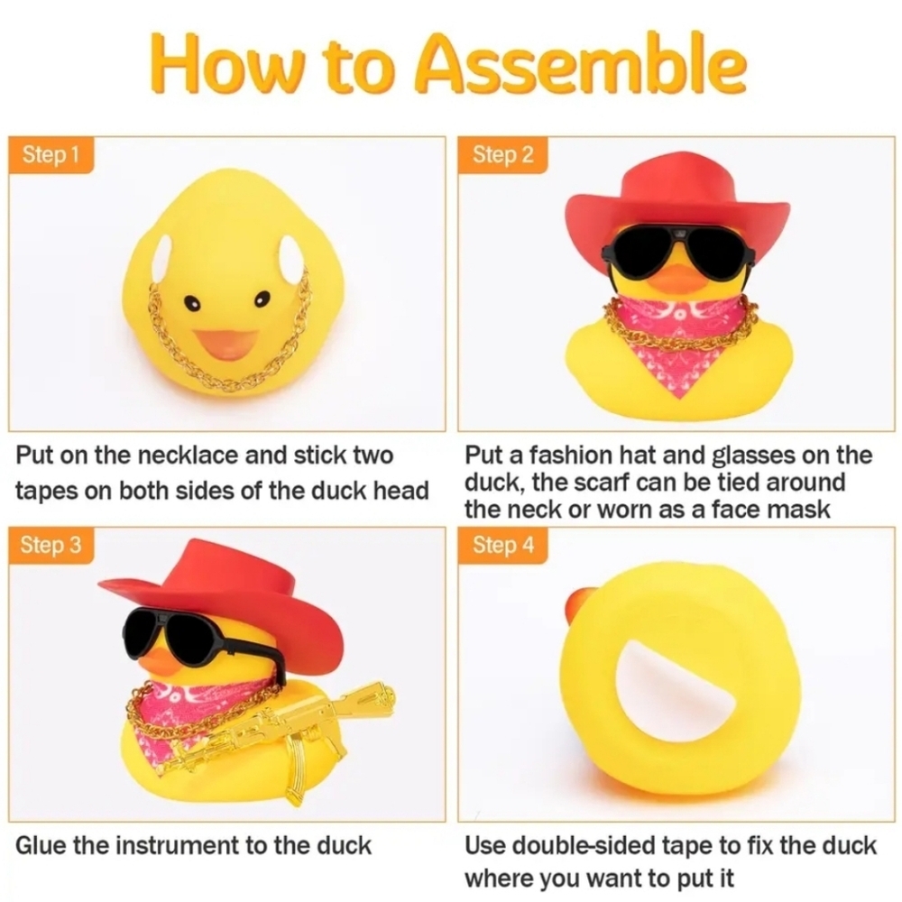 Pink Hat Cowgirl Duck - Picture 3 of 7